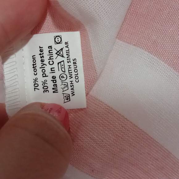 💗ChArmkpR💗 - Men's Pink/White Stripe S/S Button Down - Picture 5 of 8